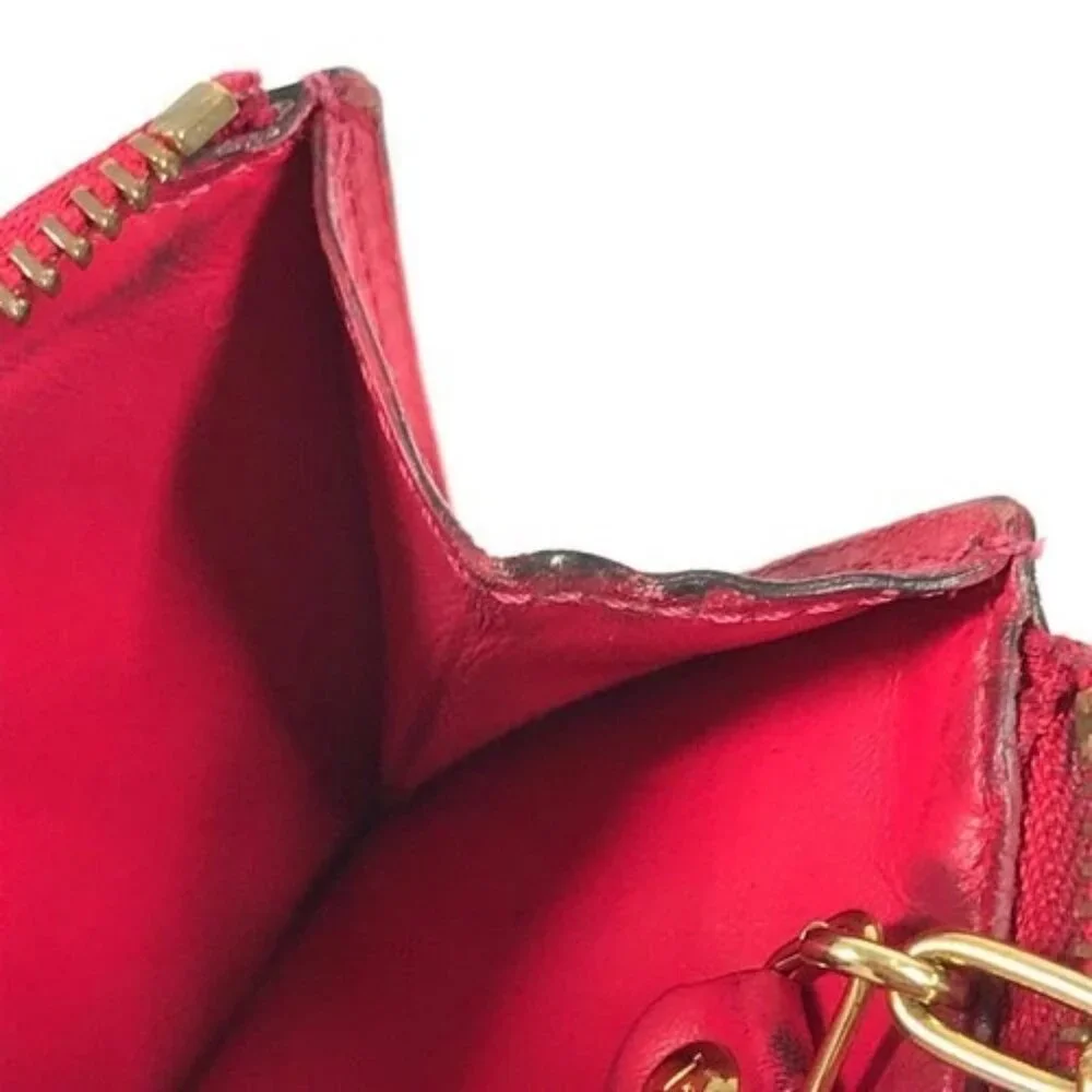 LOUIS VUITTON M90312 MonogramVernis Pochette Cles NM Coin purse with key ring